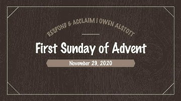 Responsorial Psalm | First Sunday of Advent | November 29, 2020