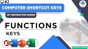Function keys of MS Word | Use of Keyboard Function keys F1 - F12 | Time Saving Shortcut keys Excel
