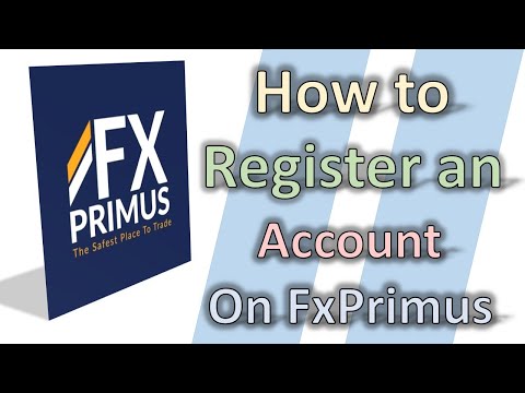 How To Register An Account With Fxprimus