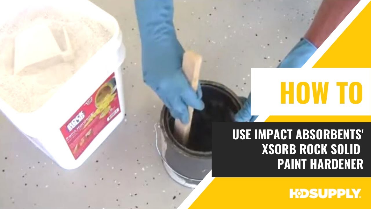 Impact Absorbents' Xsorb Rock Solid Paint Hardener