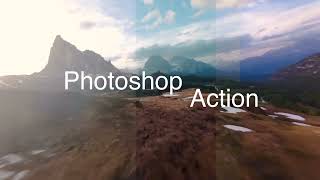 14 Drone Photoshop Actions Lightroom Presets Mobile Filters Cinematic LUTs Dramatic Filmlook Travel