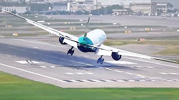777 Landing Goes Wrong
