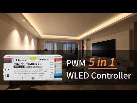 GLEDOPTO New Elite PWM 5 in 1 WLED Controller with Mic & Ethernet