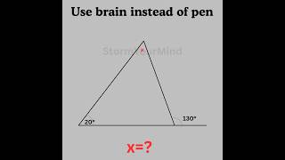 Basic mathematics Triangle problem algebra tricky problem #mathteacher #mathlover #mathfun #algebra