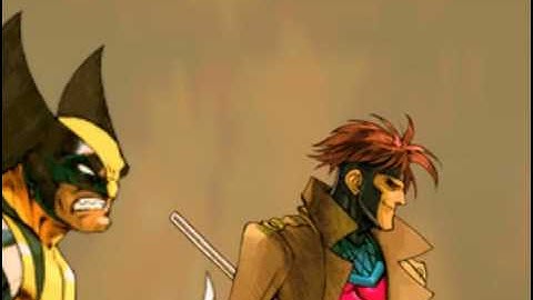 Marvel vs Capcom 2 Venom, Adamantium Wolverine, Gambit (1/2)
