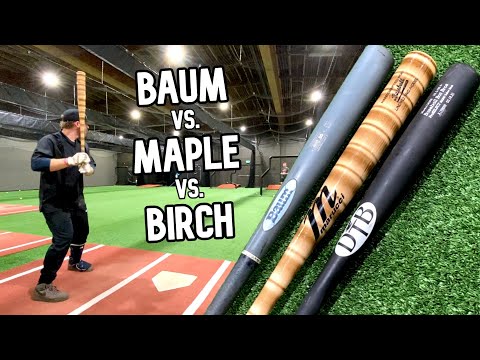 Wood Composite vs. Real Wood | Exit Velo Showdown (Baum Bat vs. Marucci Maple vs. Dove Tail Birch)