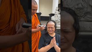 Prosesi potong rambut #buddha #buddhism #meditation #monk #budha #budhist #donate
