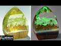 Glowing AURORA in Epoxy Resin / RESIN ART