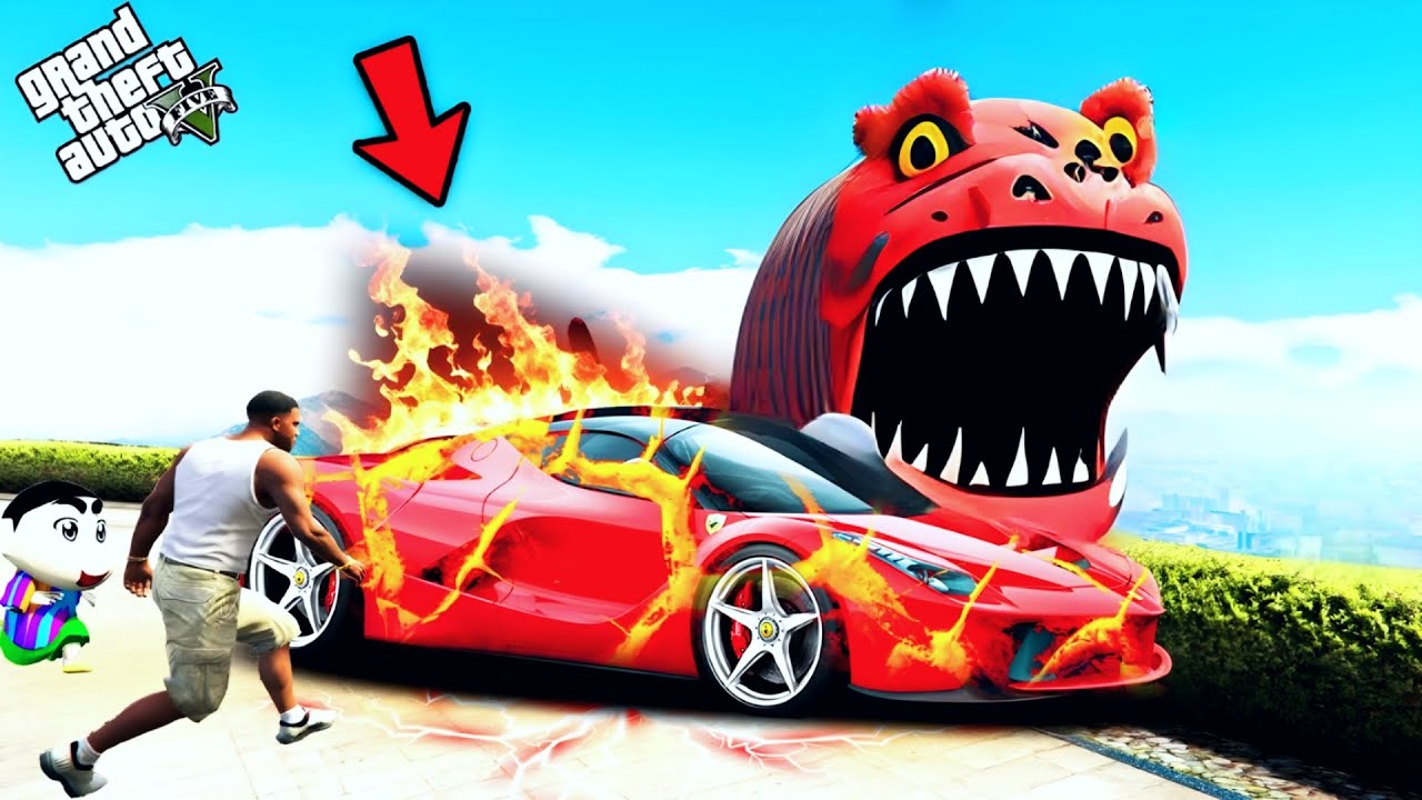 FRANKLIN TOUCH ANYTHING BECOME GOLD || EVERYTHING IS FREE IN GTA 5