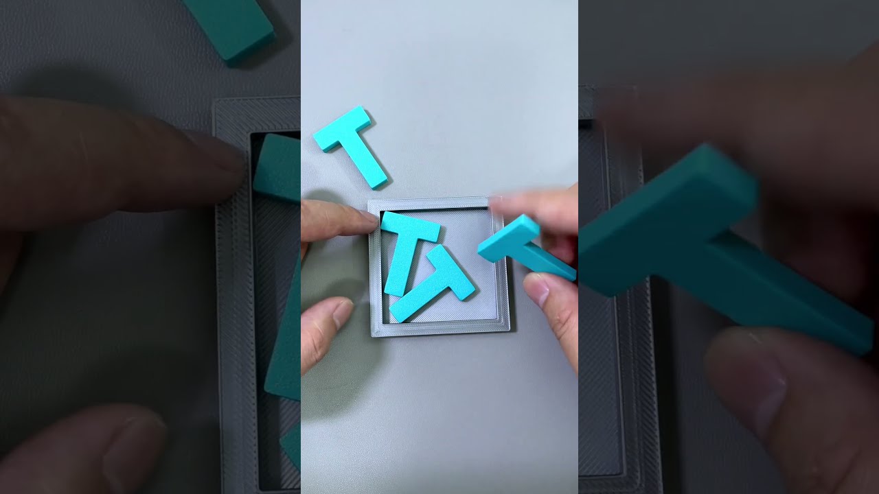 Can You Fit Four T Into The Frame Puzzles IQ Iqtest