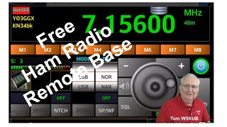 Free ham radio remote base screenshot 1