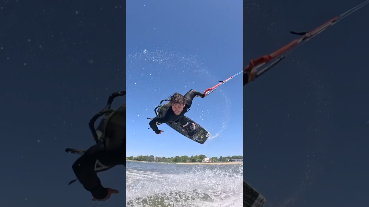 Discovering Estonia! Perfect freestyle conditions #courtintheact #estonia #baltics #kiteboarding