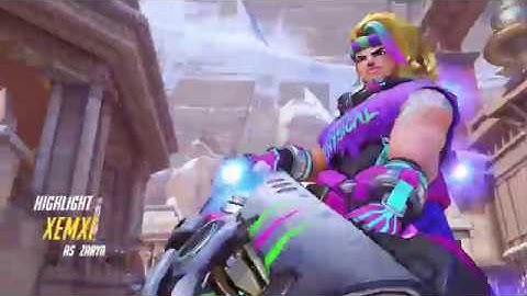 Zarya and Dva ult teamkill