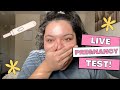 Live Pregnancy Test 2021 | Reaction