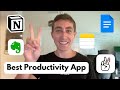 Best note taking and task management productivity app