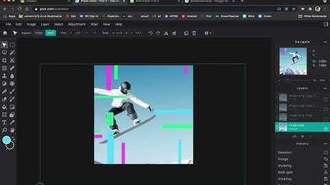 Using Filters to Create a Glitch Effect Animation with Pixlr