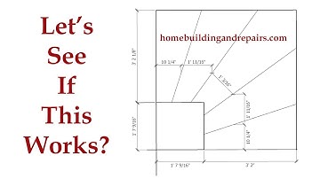 How To Layout And Design Five Step Winder Section of Stairway - Building Education Ideas
