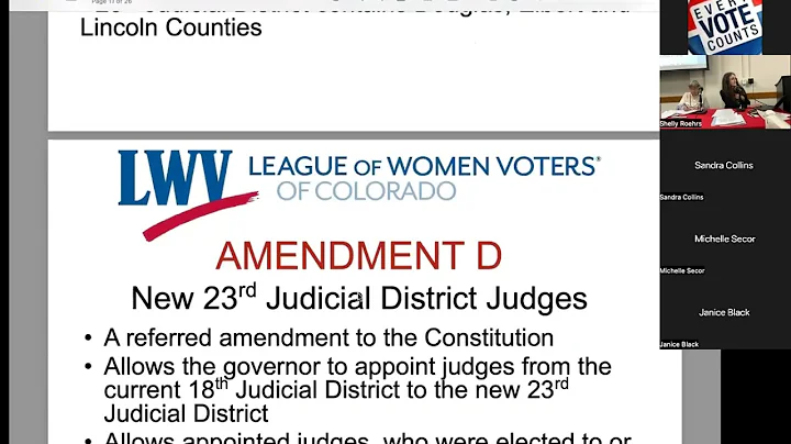 LWVPPR Ballot Issues Presentation - October 15, 2022