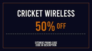 Cricket Wireless Discount Code 2025 May