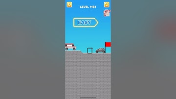 Draw bridge puzzle game level 1161 #gaming #drawing #Shorts