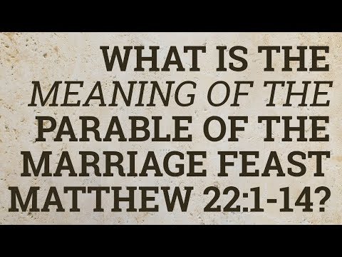 Video: What Does The Gospel Parable Of Those Invited To The Supper Mean?