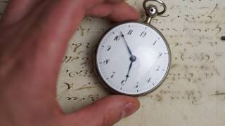 Verge Fusee Quarter Repeating Antique pocket watch