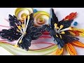 New : Art & Craft How to make Beautiful Quilling Midnight Blue Flower design -Paper Art Quilling