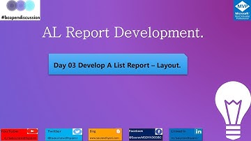 Day 3 - Develop A List Report Layout in Msdyn365bc.