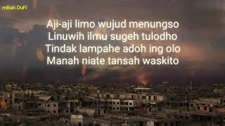 AJI AJI LIMO (LII KHOMSATUN) LIRIK DAN ARTI BAHASA INDONESIA- AZ ZAHIR