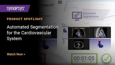 Automated Segmentation with Simpleware Software for the Cardiovascular System