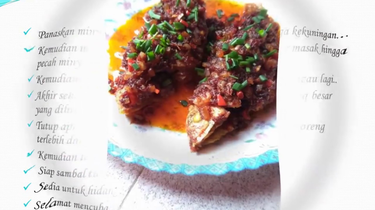 Sambal Tumis Kering Ikan Kerisi - YouTube