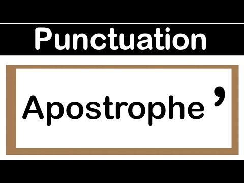 APOSTROPHE | English