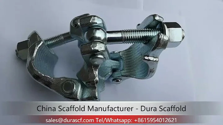 American type forged scaffolding double coupler