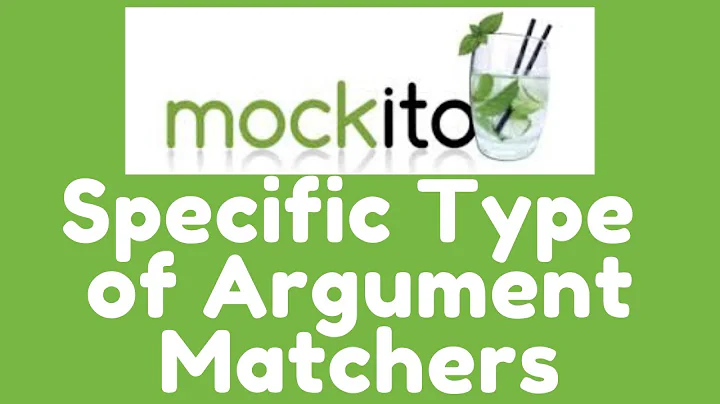Mockito 3 - Specific Type Argument Matchers