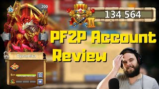135K Might Pure Free 2 Play Account with BT35 Dynamica | Castle Clash screenshot 5