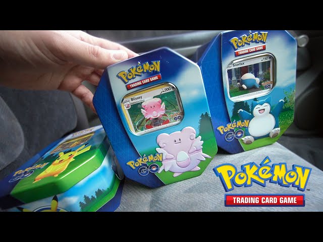 Jogo de Cartas POKEMON Pkm Swsh10.5 Pokémon Go Gift Tin  Pikachu/Blissey/Snorlax