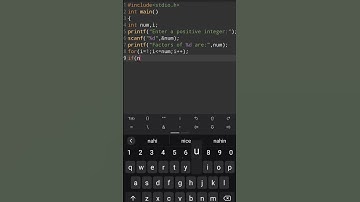 41.C Program to Display Factors of a Number in c language #Display #factors #of #number