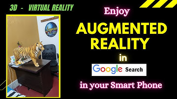 How to View Google 3D Animals in Your Mobile  | Augmented Reality in Google Search | 3D | VR | AR