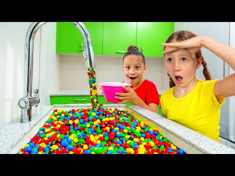 مغامرة دش الحلوى السحرية مع ناستيا وأصدقائها 