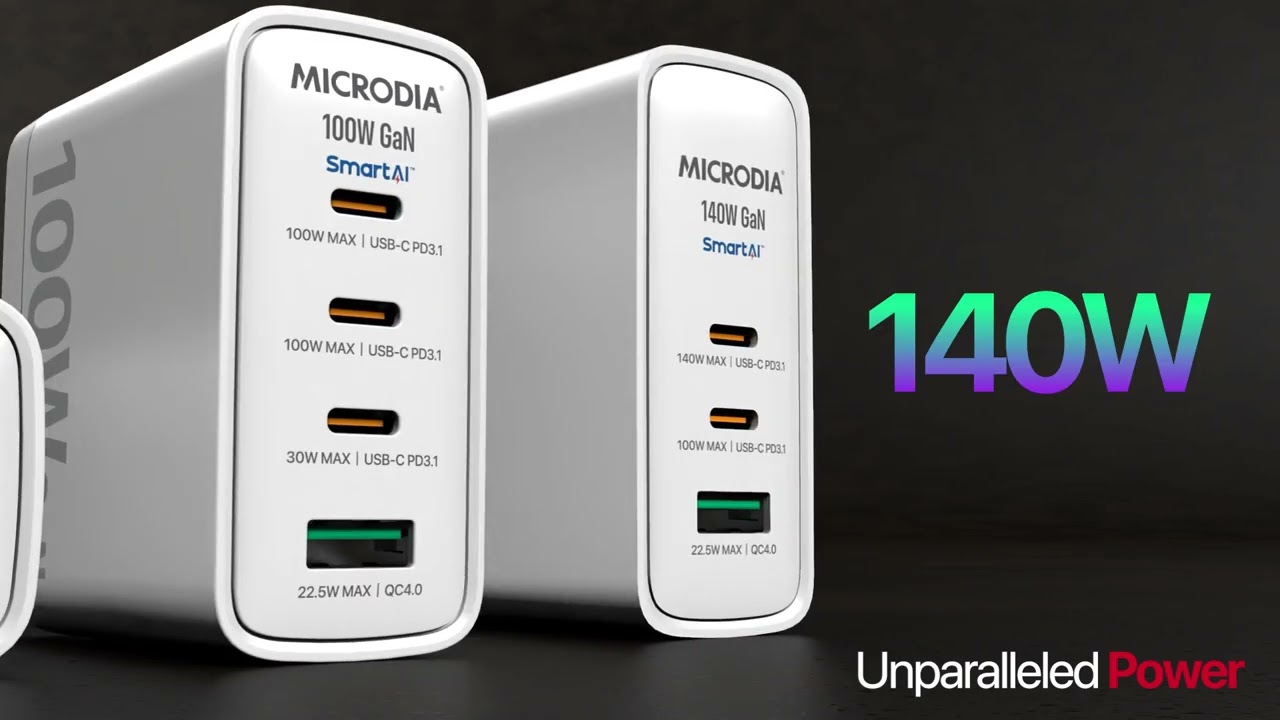 最大200WのGaN充電革命！MICRODIAの最新ウォールチャージャー7種！30W