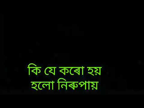 Assamese SongZubeenKi Je Koru Hoi Holu Nirupai