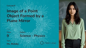 Image of a Point Object by a Plane Mirror | Class 9 Physics | Reflection of Light