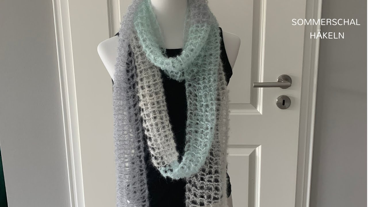 Leichten, eleganten Schal häkeln