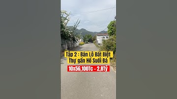 GIA ĐÌNH KẸT VỐN BÁN LÔ ĐẤT BIỆT THỰ gần Hồ Suối Đá Châu Pha Brvt #bdsbrvt #automobile #nhavuon