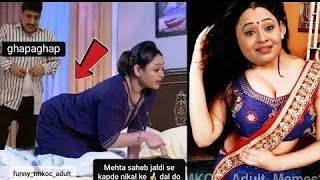 Hot Madhvi Bhabhi And Abdul Bhai Ghapaghap | Tmkoc Memes Roast | madhvi bhai hot video