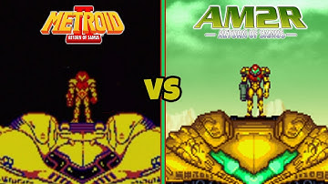 Metroid 2 vs AM2R | Fan Remake Comparisons By @DoctorM64