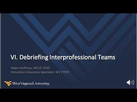 Debriefing Inter-professional Teams