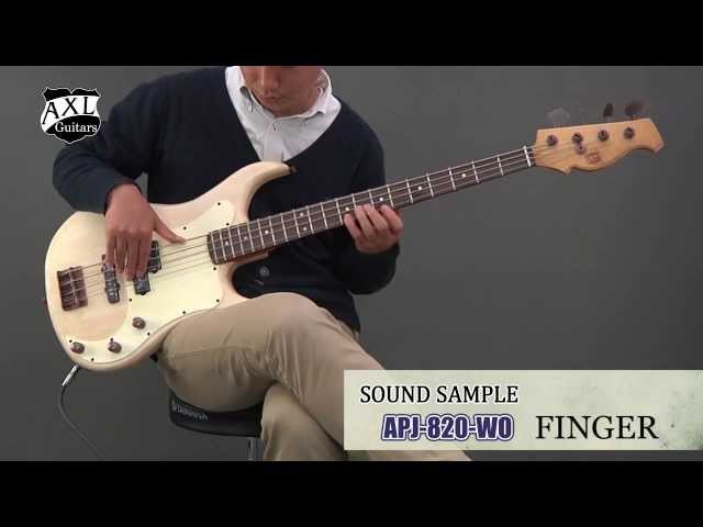 AXL GUITARS / エレキベース APJ-820-WO - YouTube