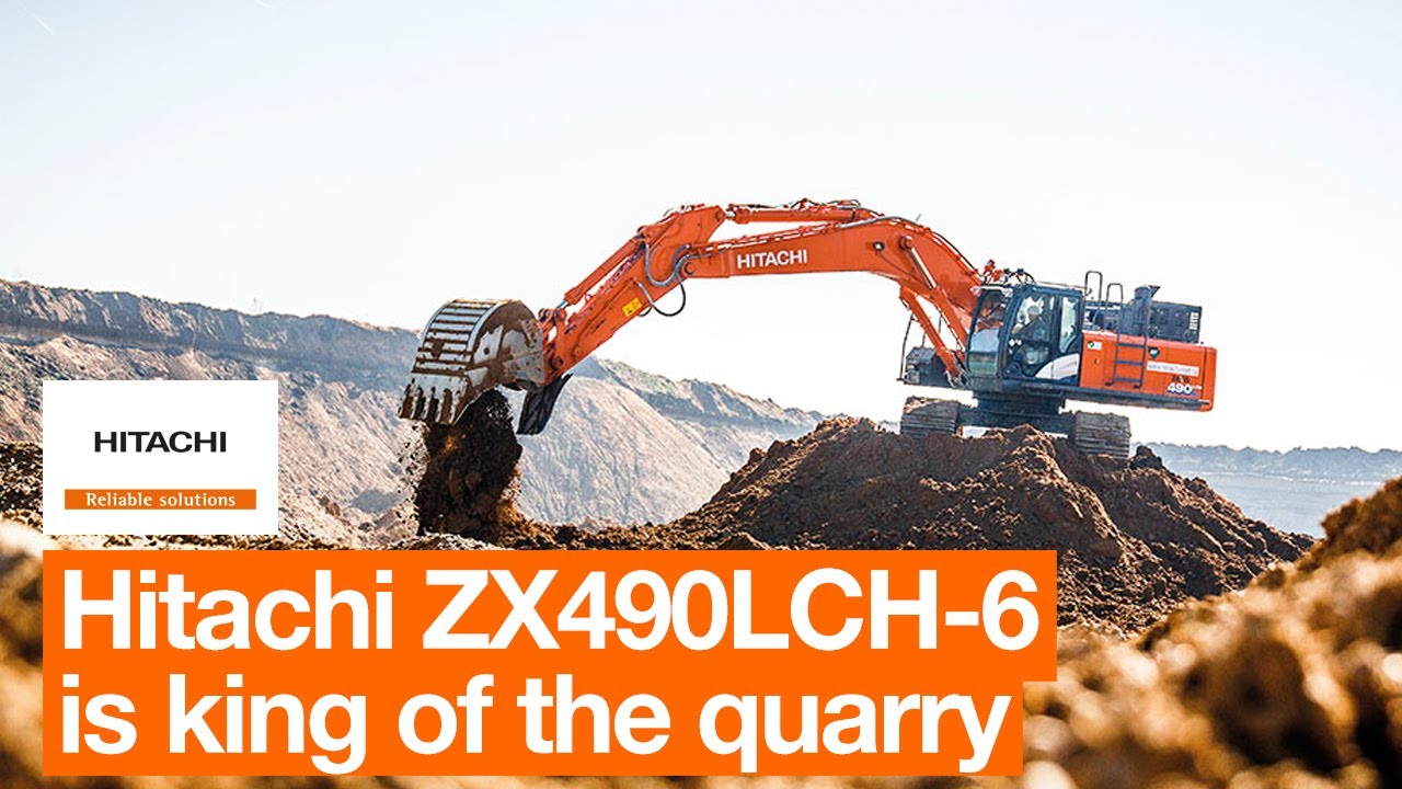 Hitachi ZX490LCH-6 is up for the challenge at Czech quarry