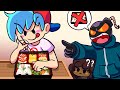 FRIDAY NIGHT FUNKIN vs BENTO MUKBANG - FNF ANIMATION MUKBANG